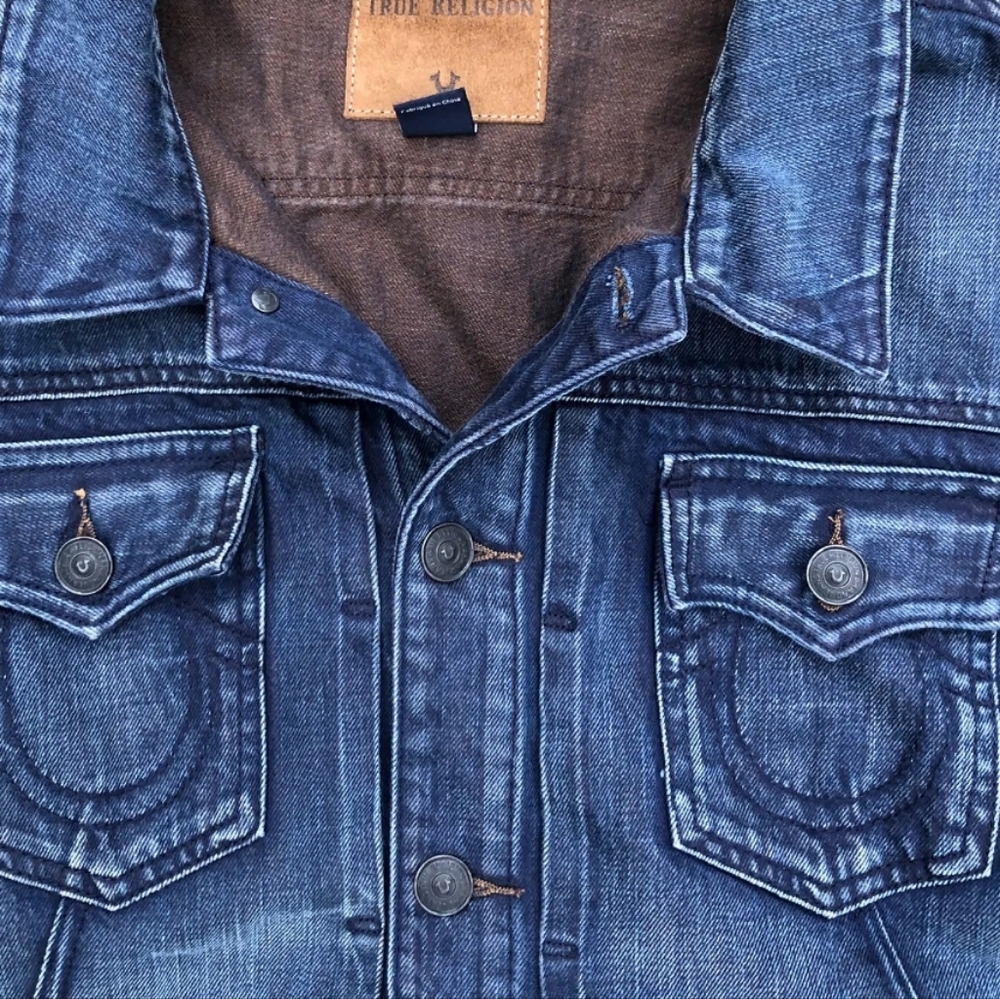True Religion Men's Denim Vest